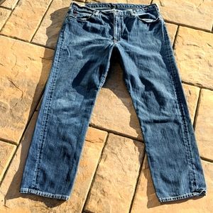 Ralph Lauren men's blue denim jeans straight 38/32